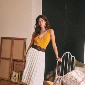 Sezane Brooke Tank in Saffron size XS NWT